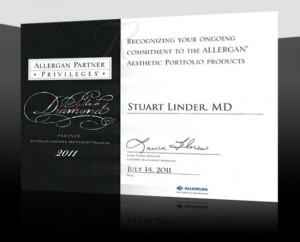 ALLERGAN PARTNER PRIVILEGES "BLACK DIAMOND" AWARD