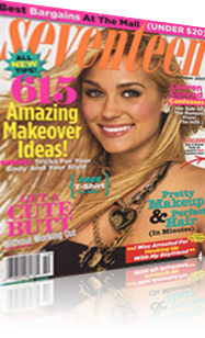 Seventeen magazine cover 2007