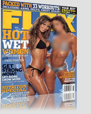 Flex Magazine Hot Wet Women Magazine Cover