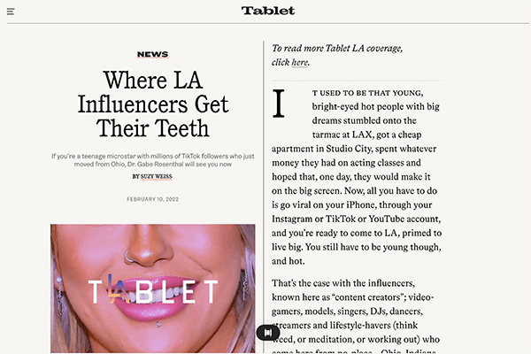 Tablet Article